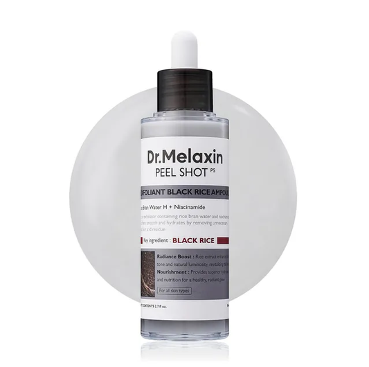 Dr.Melaxin Ampoule Exfoliante Riz Noir AHA BHA - My Korean Beauty