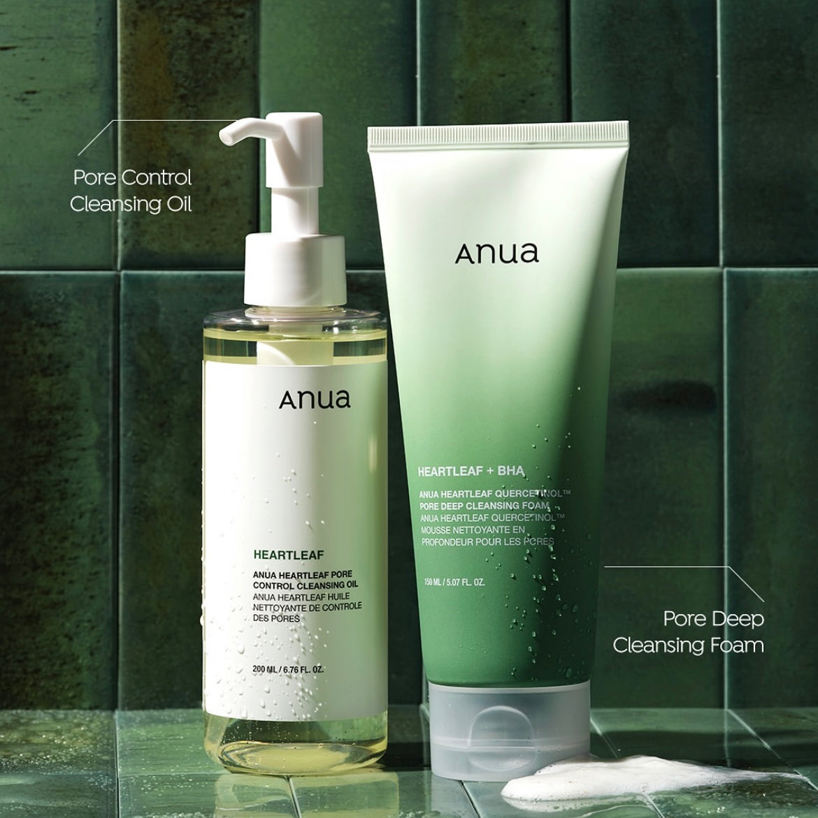 Duo Nettoyant Anti-Imperfections – Anua Heartleaf + BHA - My Korean Beauty
