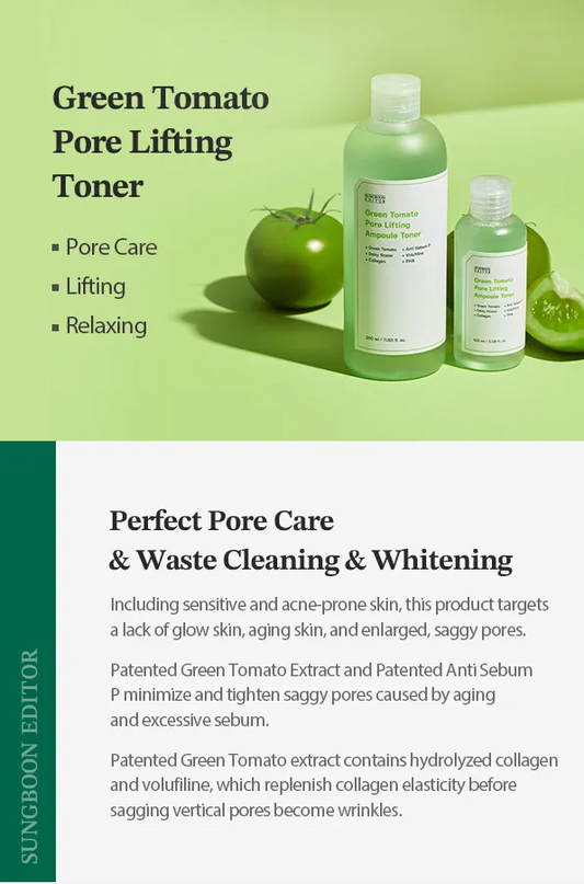 SUNGBOON EDITOR - Toner-tomate-verte-pores - My Korean Beauty