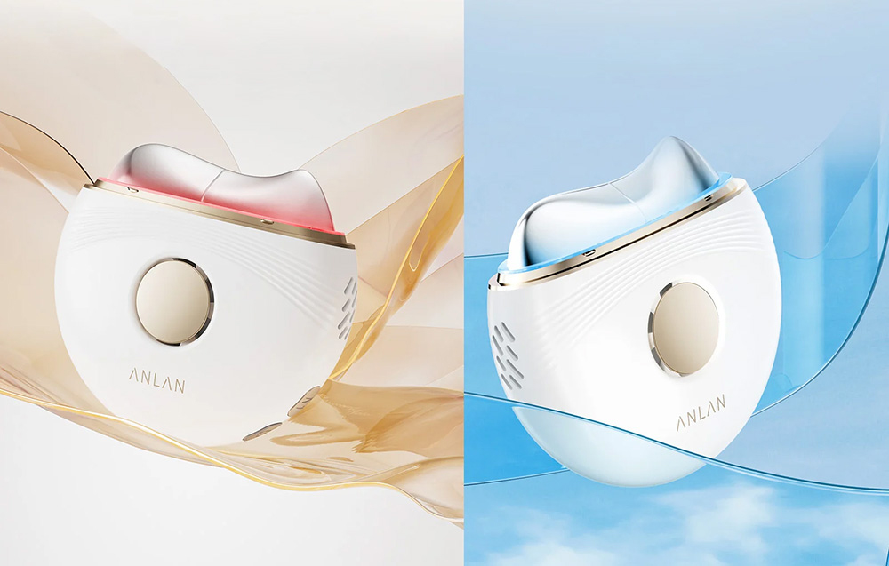 ANLAN Gua Sha Électrique LED Chaleur Vibrations - My Korean Beauty 