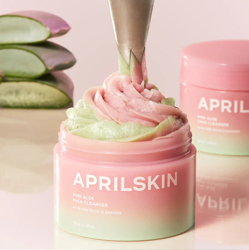 APRILSKIN - Nettoyant à l'aloès rose - My Korean Beauty