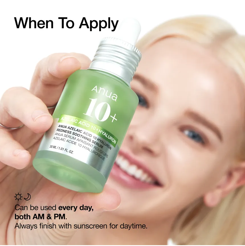 Anua Azelaic Acid 10 Hyaluron Redness Soothing Serum - My Korean Beauty