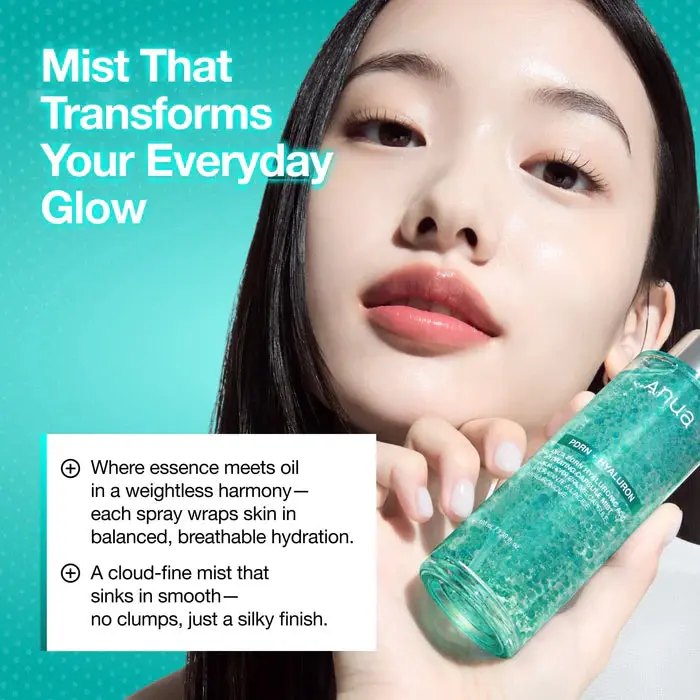 Anua Brume hydratante en capsule à l'acide hyaluronique - My Korean Beauty 
