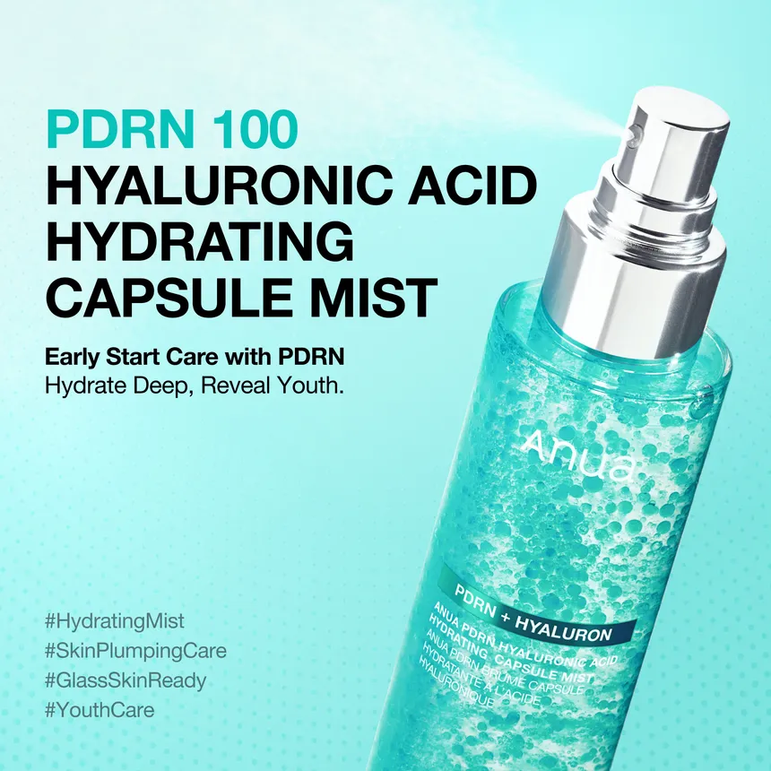 Anua Brume hydratante en capsule à l'acide hyaluronique - My Korean Beauty 