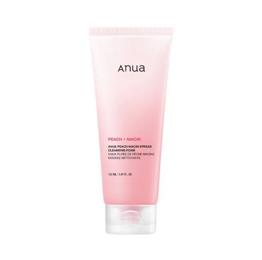Anua - Peach Niacin Spread Cleansing Foam - Mousse nettoyante éclaircissante - My Korean Beauty