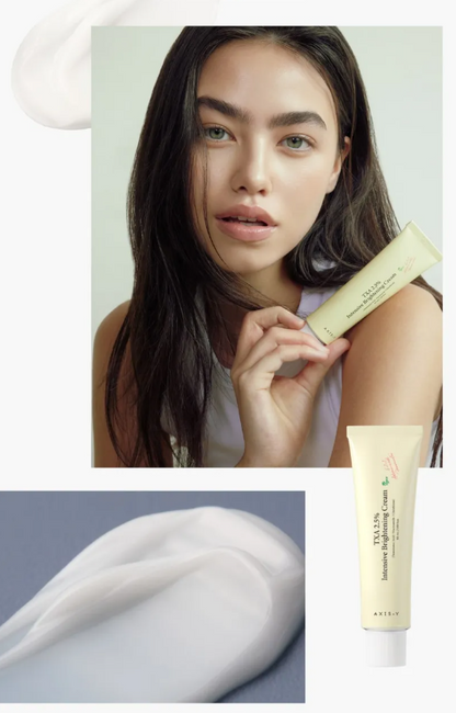 Axis-Y Crème éclaircissante intensive à 2,5 % de TXA - My Korean Beauty 
