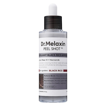 Dr.Melaxin Ampoule Exfoliante Riz Noir AHA BHA - My Korean Beauty 