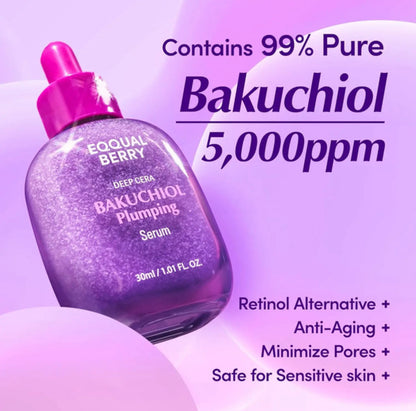 EQQUALBERRY Bakuchiol Plumping Serum - My Korean Beauty 