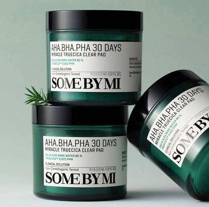 SOME BY MI
AHA BHA PHA 30 Days Miracle Truecica Clear Pad
