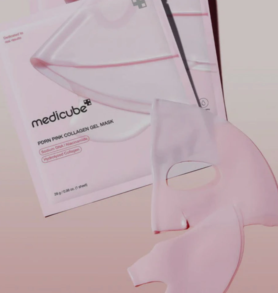 medicube - PDRN Pink Collagen Gel Mask - My Korean Beauty 