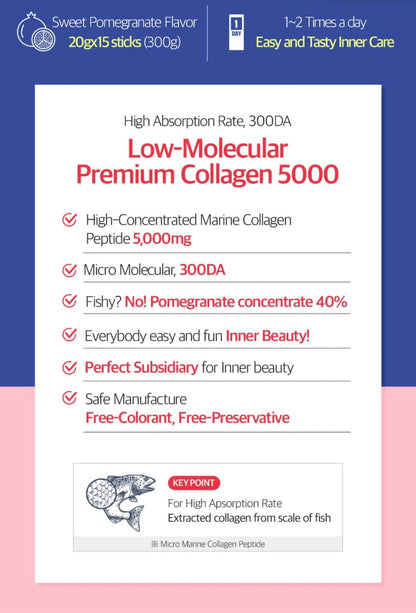 GREEN MONSTER - Premium Collagen 5000 - My Korean Beauty 