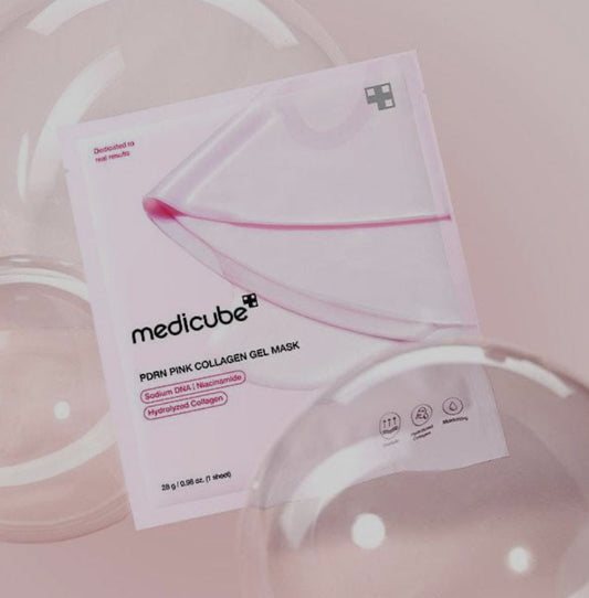 medicube - PDRN Pink Collagen Gel Mask - My Korean Beauty 
