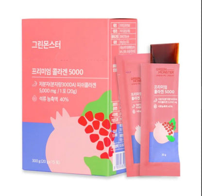 GREEN MONSTER - Premium Collagen 5000 - My Korean Beauty 