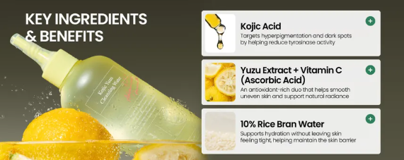 Axis-Y – Kojic Yuzu - Eau Nettoyante