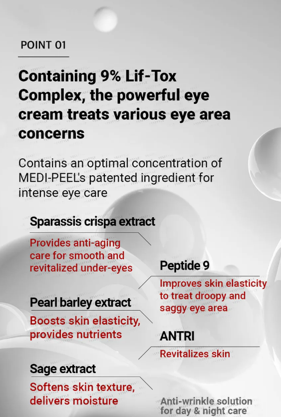MEDIPEEL Peptide 9 Volume Lift-Eye Cream - My Korean Beauty