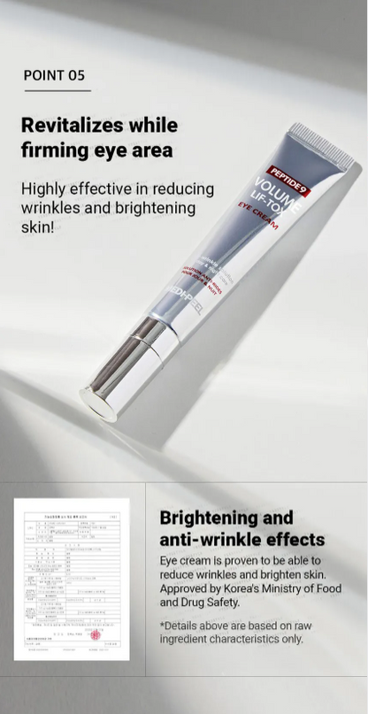 MEDIPEEL Peptide 9 Volume Lift-Eye Cream - My Korean Beauty