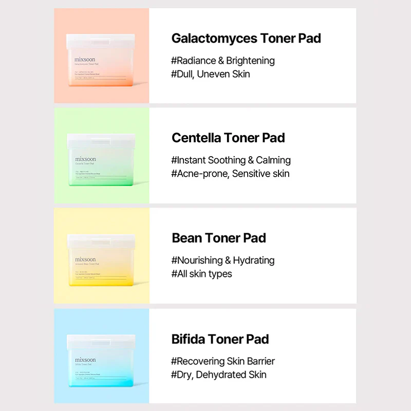 MIXSOON Tampon tonique Galactomyces - My Korean Beauty
