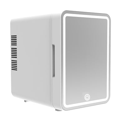 Mini Frigo Cosmetique 12V/220V, Chaud/Froid, Miroire Led - My Korean Beauty 
