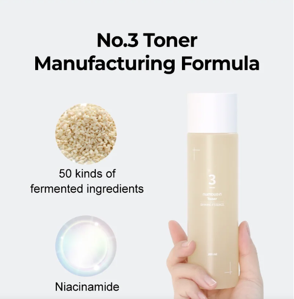 Numbuzine Tonique essence super brillant n°3 200 ml - My Korean Beauty