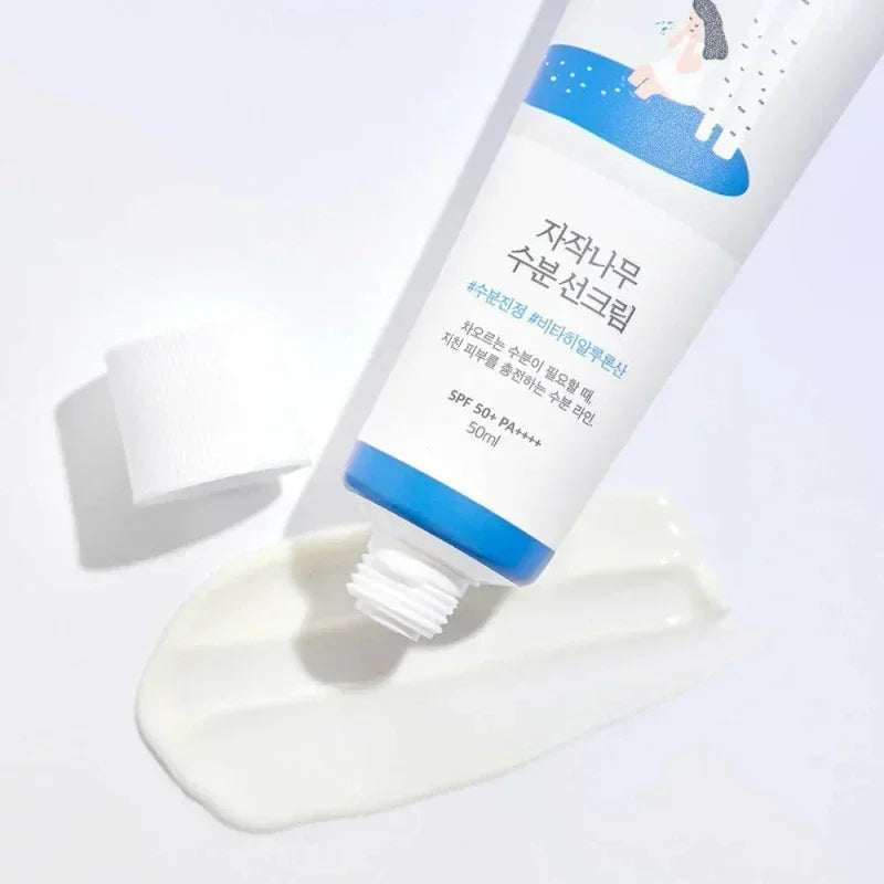 ROUND LAB Écran solaire hydratant au jus de bouleau SPF50 - Korean Beauty & Healthy