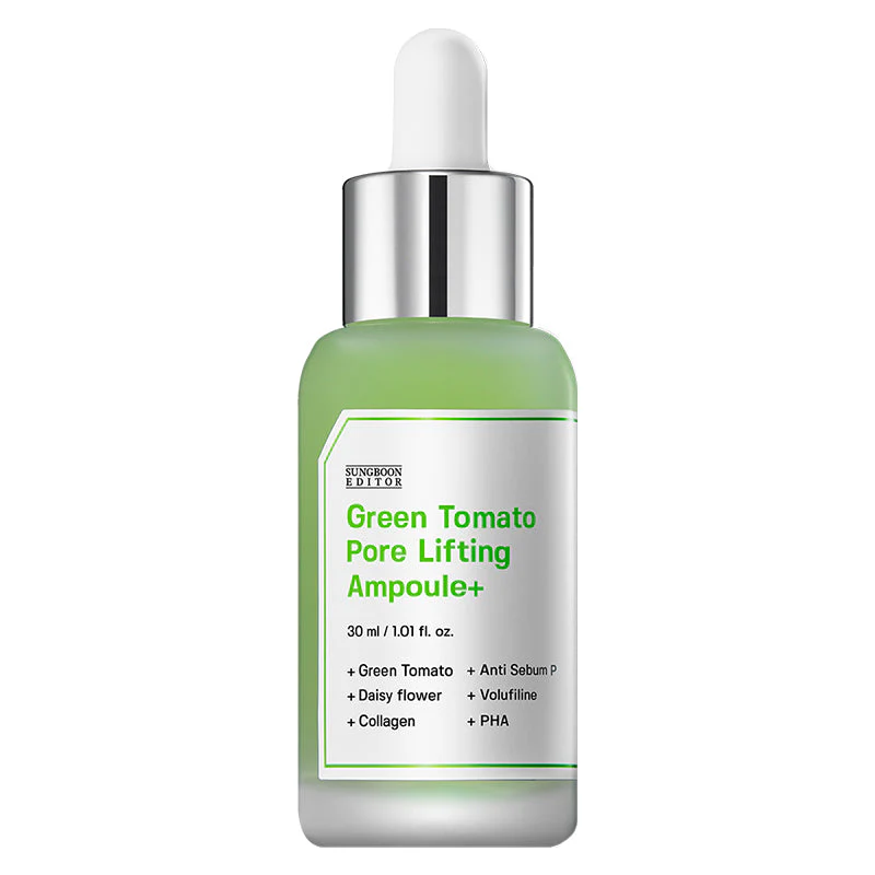 SUNGBOON EDITOR Green Tomato Pore Lifting Ampoule+ - My Korean Beauty