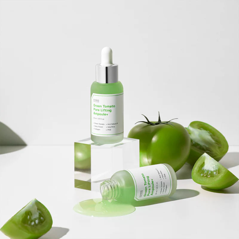 SUNGBOON EDITOR Green Tomato Pore Lifting Ampoule+ - My Korean Beauty