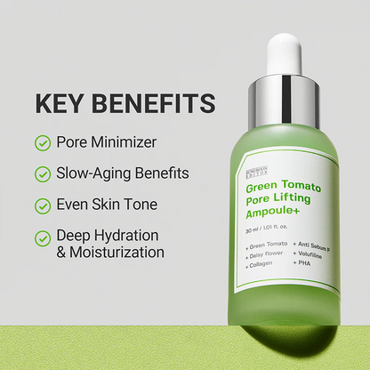SUNGBOON EDITOR Green Tomato Pore Lifting Ampoule+ - My Korean Beauty