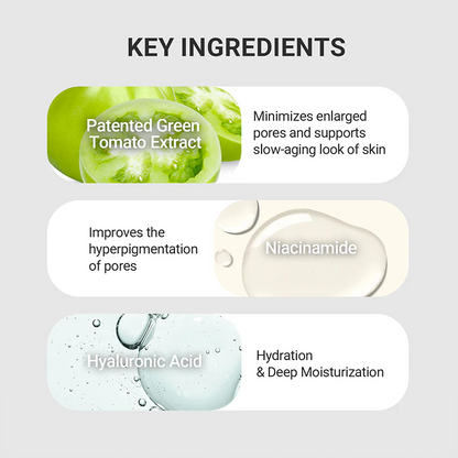 SUNGBOON EDITOR Green Tomato Pore Lifting Ampoule+ - My Korean Beauty