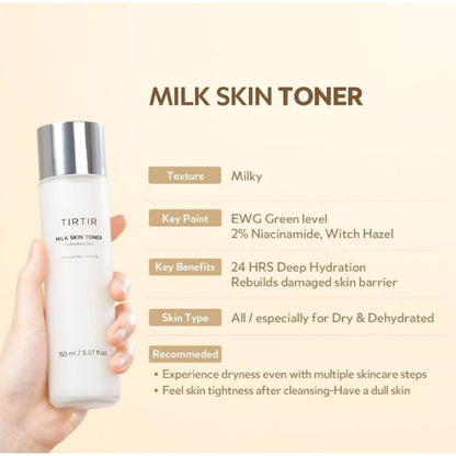 TirTir Toner -Lait pour visage - My Korean Beauty 