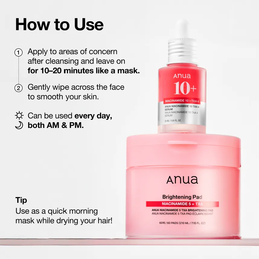 anua-disques-toniques-niacinamide-txa-peptides - My Korean Beauty