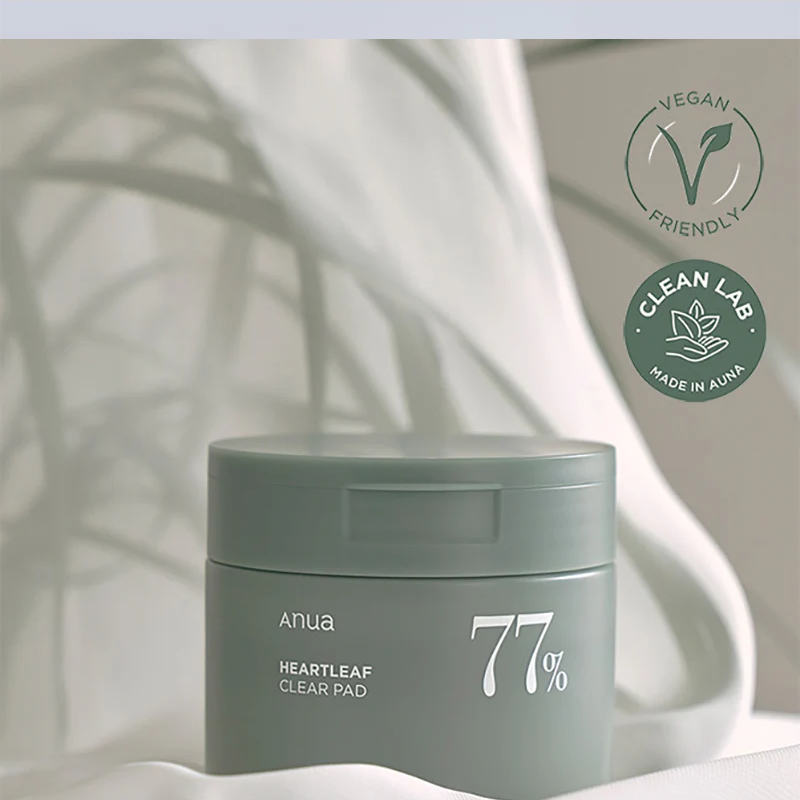 Anua Pads transparentes à 77-% Heartleaf - My Korean Beauty 
