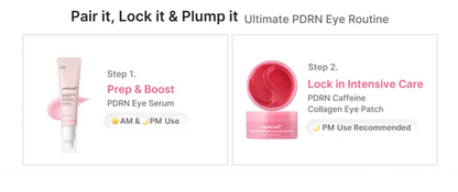 medicube - PDRN Pink Caffeine Collagen - Patchs yeux